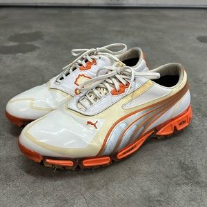 Puma Golf ID Cell Orange White Shoes | Rickie Fowler | Size 8 | SQuill